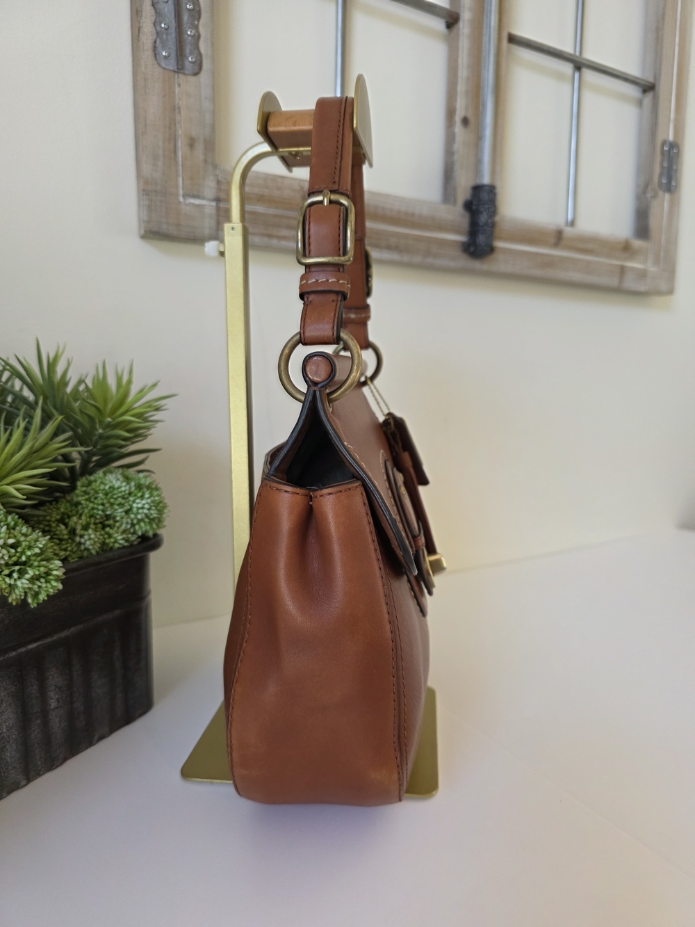 Coach Legacy 70th Anniversary Willis British Tan Leather Crossbody Shoulder Bag - Picture 6 of 16